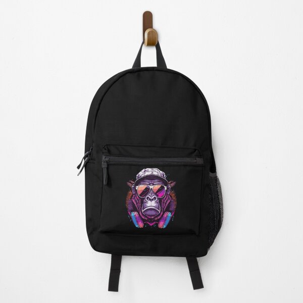Item preview, Monkey hiphop style, colorful monkey, monkey cartoon  designed and sold by GreyStanzione1.