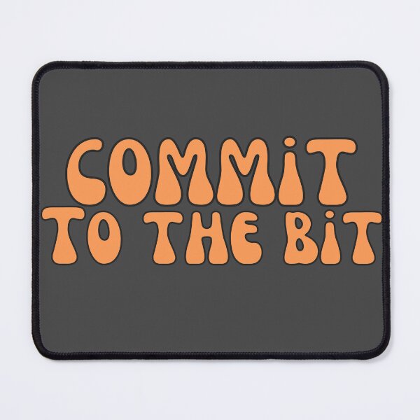 Item preview, Commit To The Bit in Orange designed and sold by Pink Ribbon.