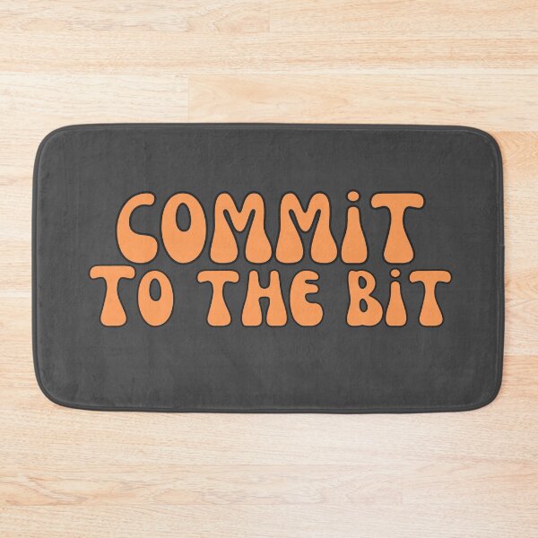 Item preview, Commit To The Bit in Orange designed and sold by Pink Ribbon.