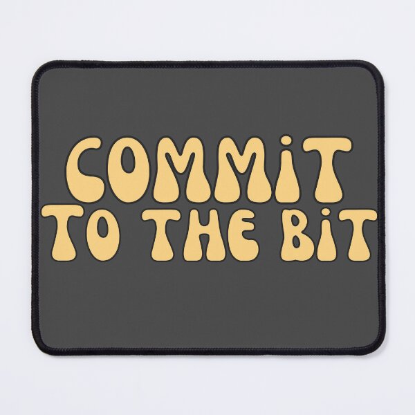 Item preview, Commit To The Bit in Yellow designed and sold by Pink Ribbon.