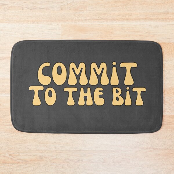 Item preview, Commit To The Bit in Yellow designed and sold by Pink Ribbon.