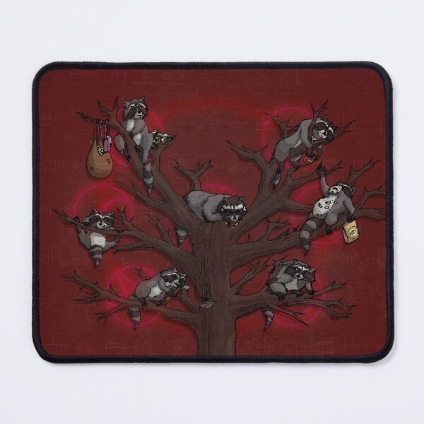 Item preview, Seven Circles of Raccoons designed and sold by SalmiaKira.