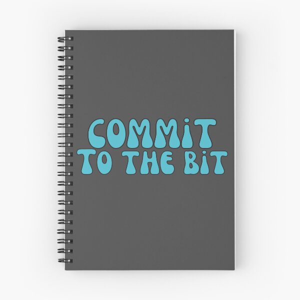Item preview, Commit To The Bit in Teal designed and sold by Pink Ribbon.