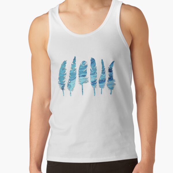 Birds of a Feather: Teal Geode Tank Top