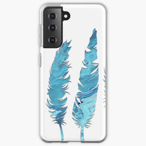 Birds of a Feather: Teal Geode Samsung Galaxy Soft Case