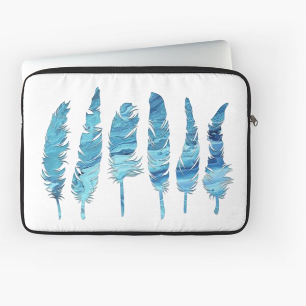 Birds of a Feather: Teal Geode Laptop Sleeve
