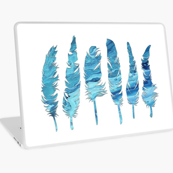 Birds of a Feather: Teal Geode Laptop Skin