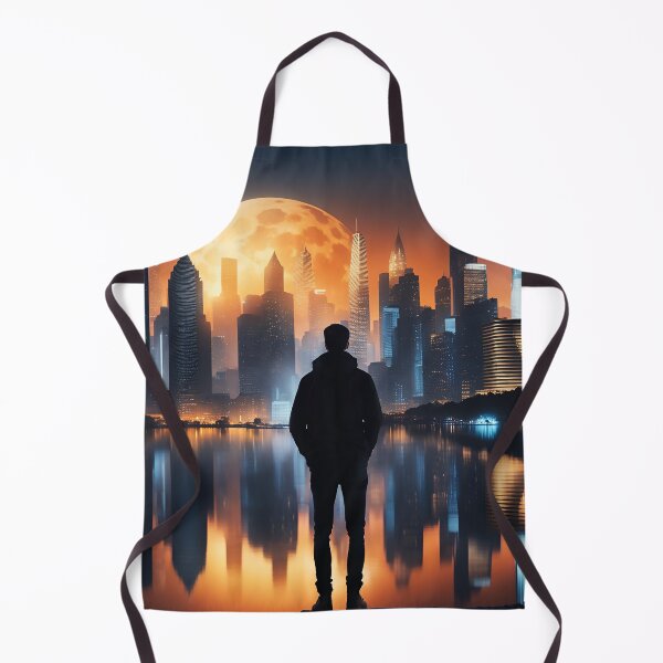Item preview, Super and lovely futuristic city view art designed and sold by luisalfonso1989.
