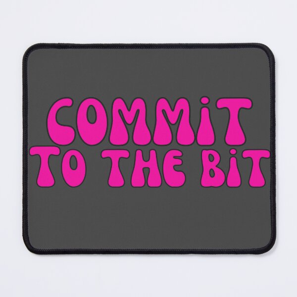 Item preview, Commit To The Bit in Hot Pink designed and sold by Pink Ribbon.