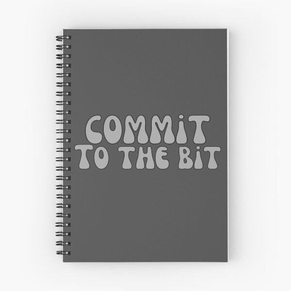 Item preview, Commit To The Bit in Gray designed and sold by Pink Ribbon.
