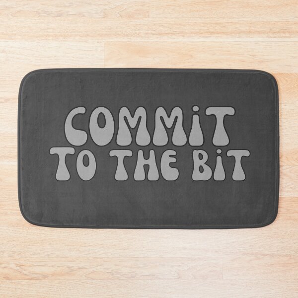Item preview, Commit To The Bit in Gray designed and sold by Pink Ribbon.