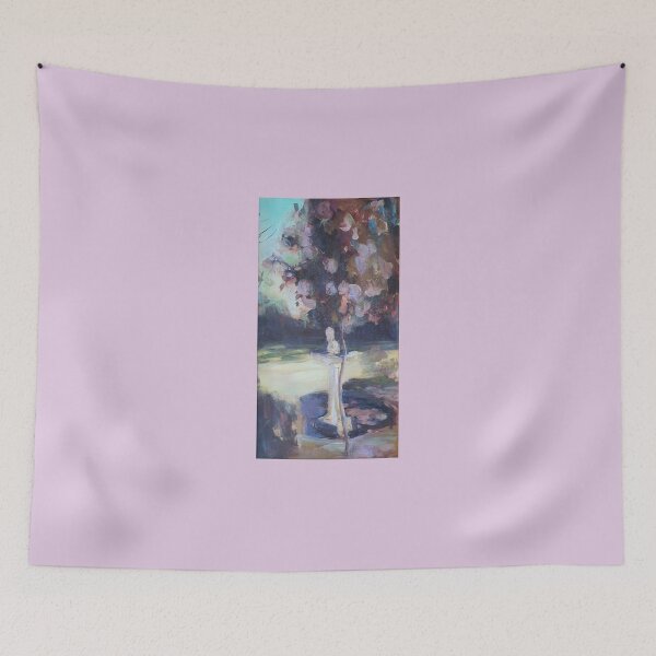 Item preview, Camellias by Pond in Oil on board. designed and sold by JessicaKeegan.