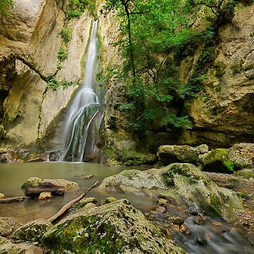Artwork thumbnail, Barbennaz waterfall, another view by Patrick Morand