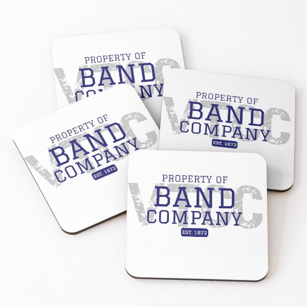 Item preview, Property of Band Company Logo - Blue/Grey designed and sold by DataTrax.