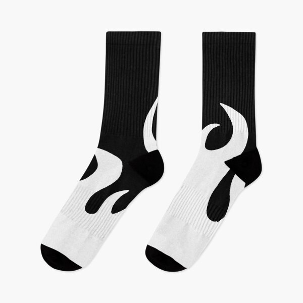 Item preview, White Flames Design in black designed and sold by impactartanime.