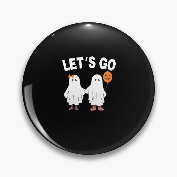 Item preview, Lets Go lindo embrujado Halloween lindo fantasma camiseta designed and sold by Krsna Priya.