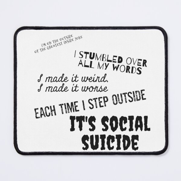 Item preview, Copy of Social Suicide -Black designed and sold by JadeEye.