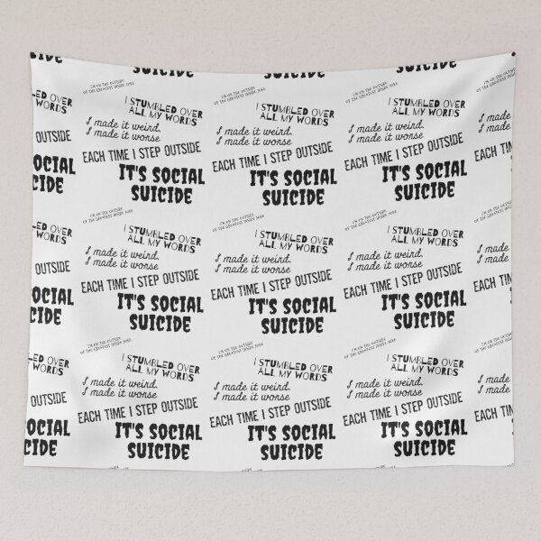Item preview, Copy of Social Suicide -Black designed and sold by JadeEye.