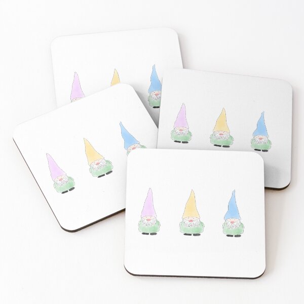 Item preview, Three gnome buddies in green shirts designed and sold by MadebyJam.
