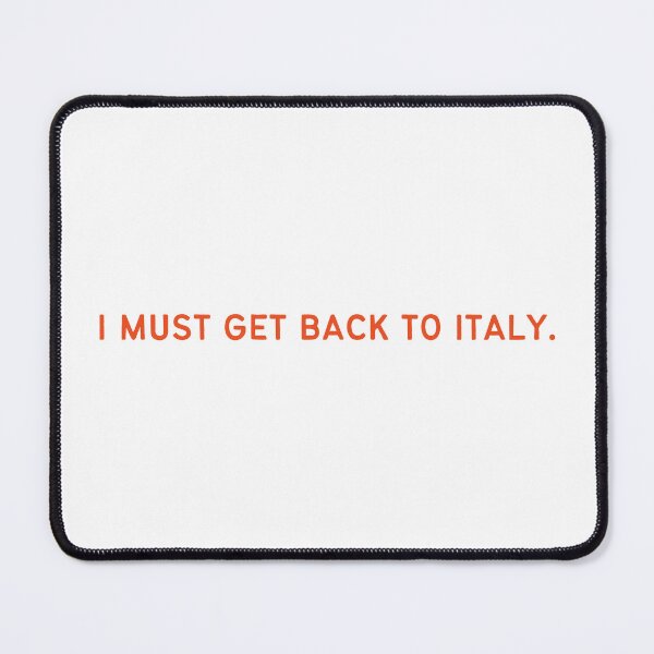 Item preview, I Must Get Back to Italy (Red) designed and sold by AndiamoATX.