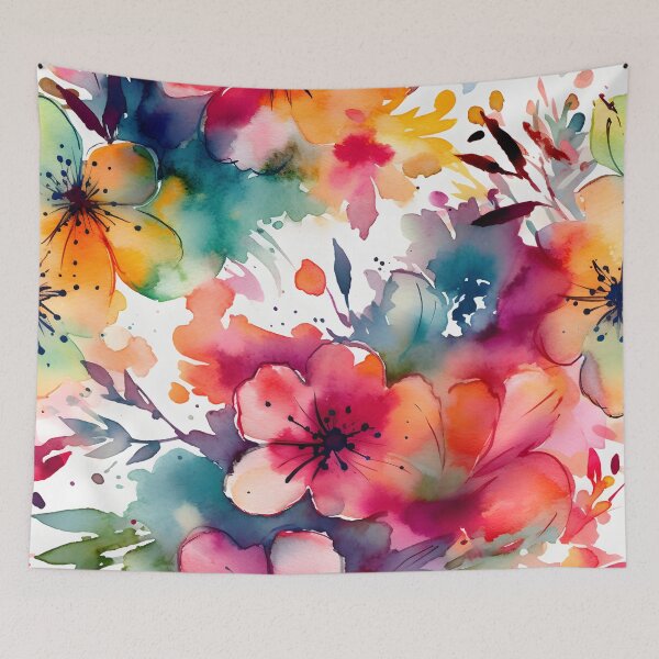 Item preview, watercolor flowers designed and sold by CALAMITYMOSS.