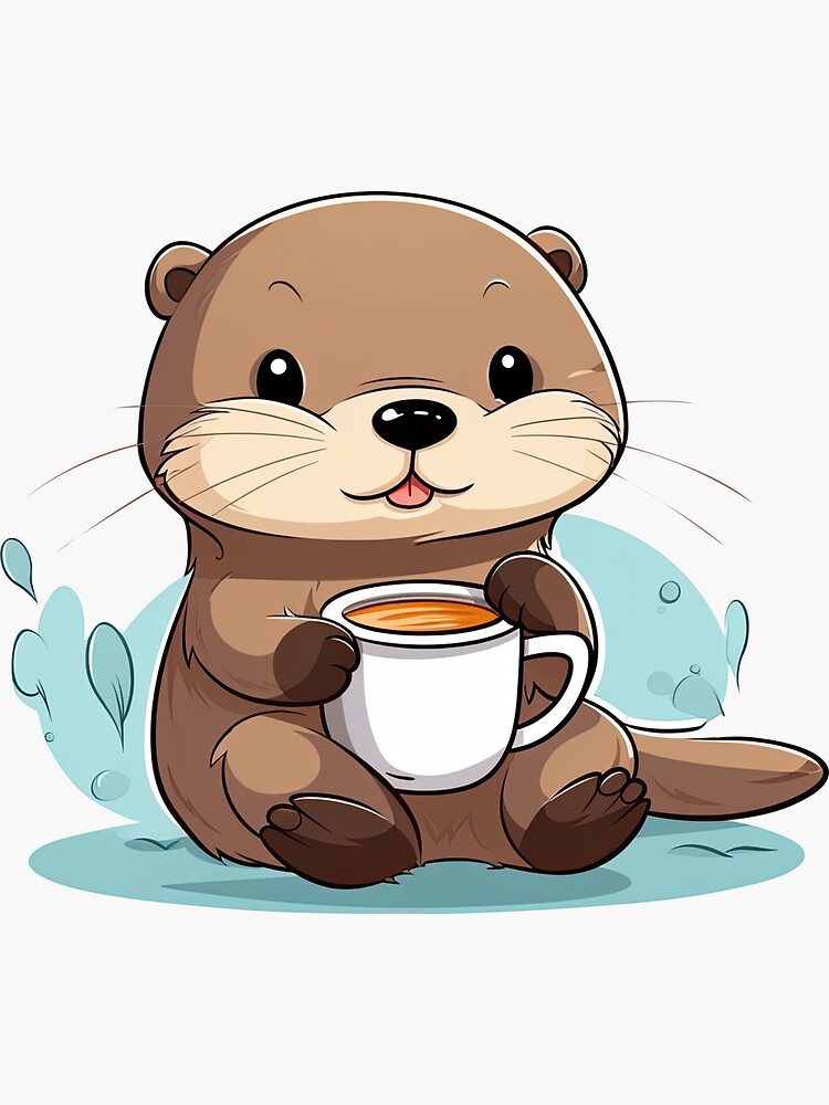 Kawaii Coffee Cup Design 2 Sticker for Sale by eyestetix