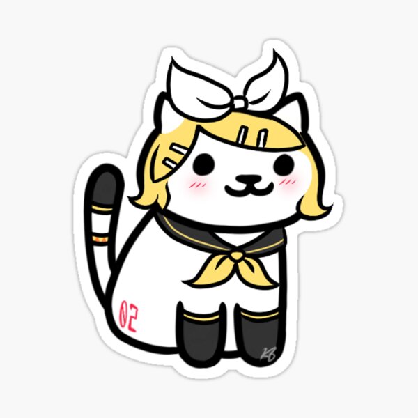 Neko Atsume Kagamine Rin Sticker