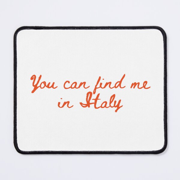 Item preview, You Can Find Me in Italy (Red) designed and sold by AndiamoATX.