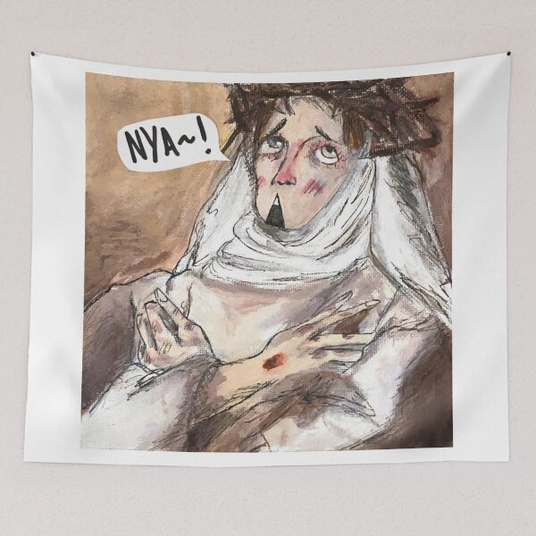 Item preview, Saint Catherine of Meow-na designed and sold by t-midg.