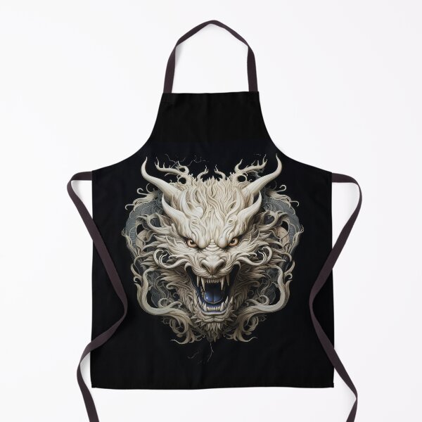 Item preview, Majestic White Dragon Head Sculpture - Unleash the Power and Presence of Mythical Creatures! designed and sold by Ins-by-NP.