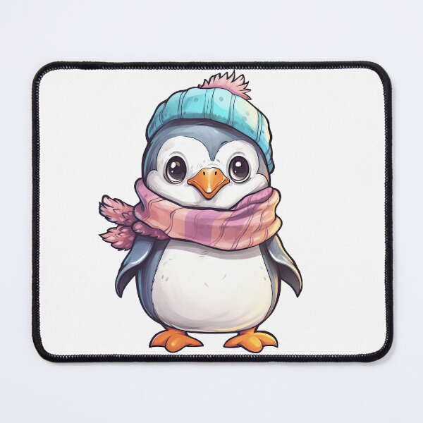 Item preview, Adorable Kawaii Penguin Wearing Winter Cloth designed and sold by eyestetix.
