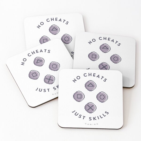 Item preview, Gaming. No Cheats, Just Skills designed and sold by Custom-Print.