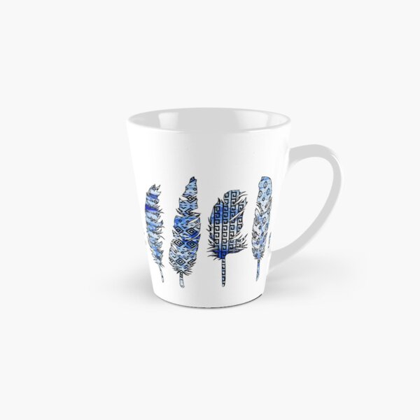 Birds of a Feather: Icy Blue Swirl Tall Mug
