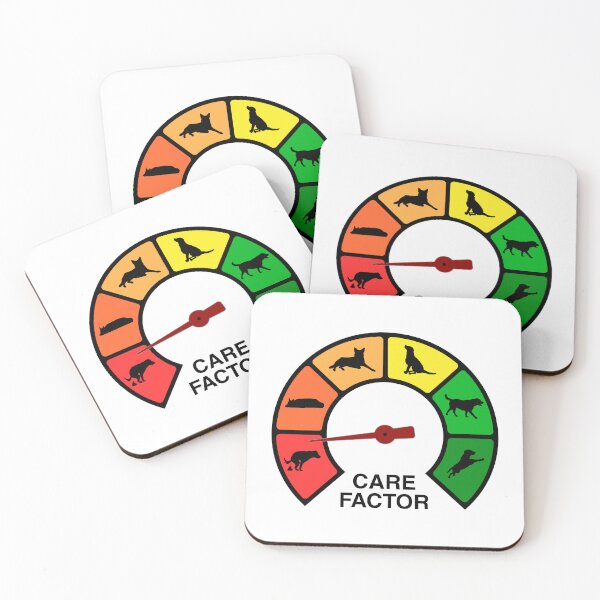 Item preview, Care factor dog scale - let dogs show how much you don't care designed and sold by KingdomEmporium.