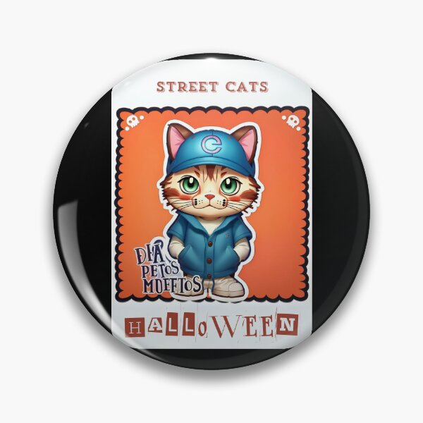 Item preview, Street cats on Halloween designed and sold by ManikRaja.