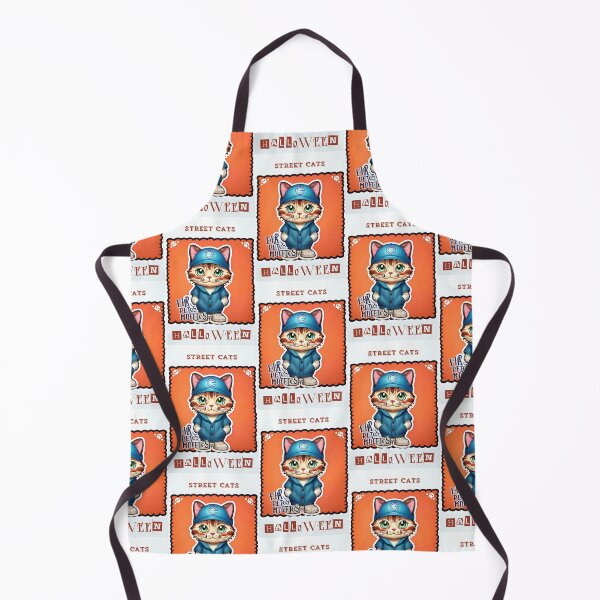 Item preview, Street cats on Halloween designed and sold by ManikRaja.