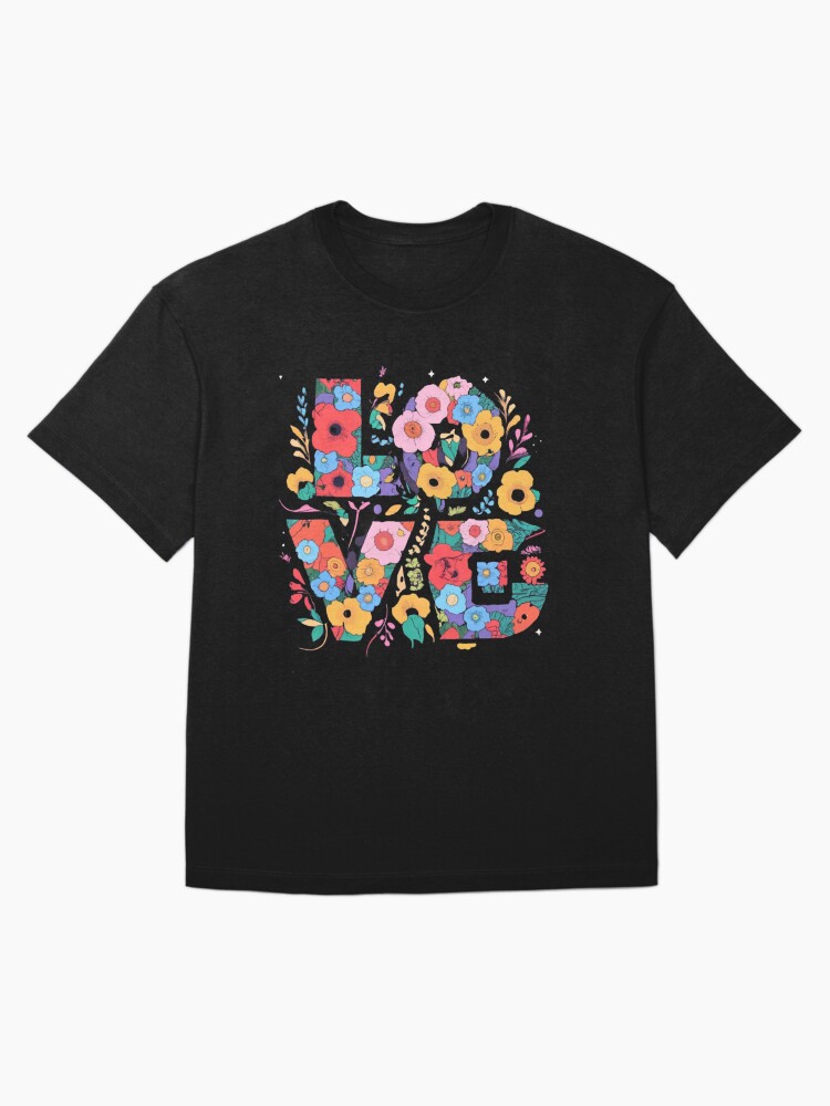 Thumbnail 3 of 7, Oversized T-Shirt, love designed and sold by zubiaqureshi.
