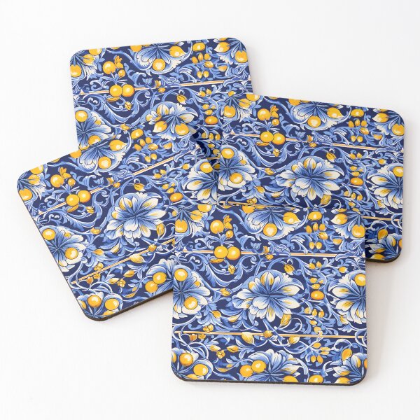 Item preview, Italian Majolica Tile 20 designed and sold by DigitalPatternx.