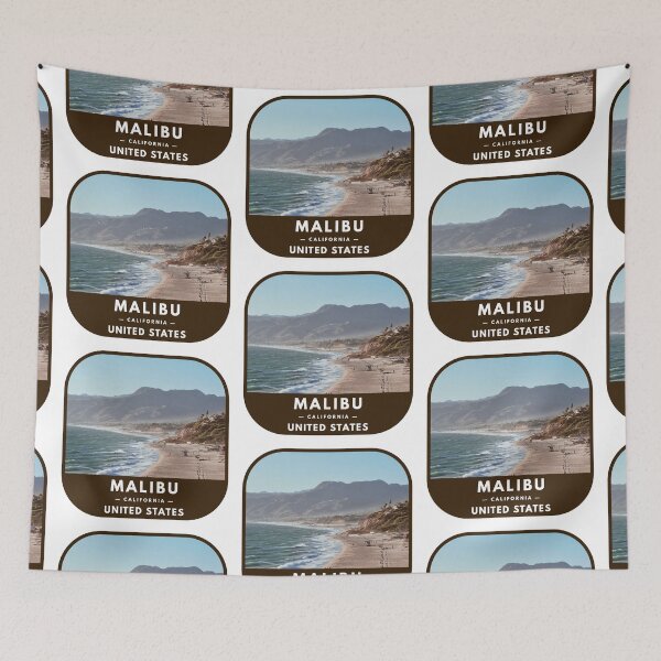 Item preview, Visit Malibu, United States designed and sold by RabbitK.