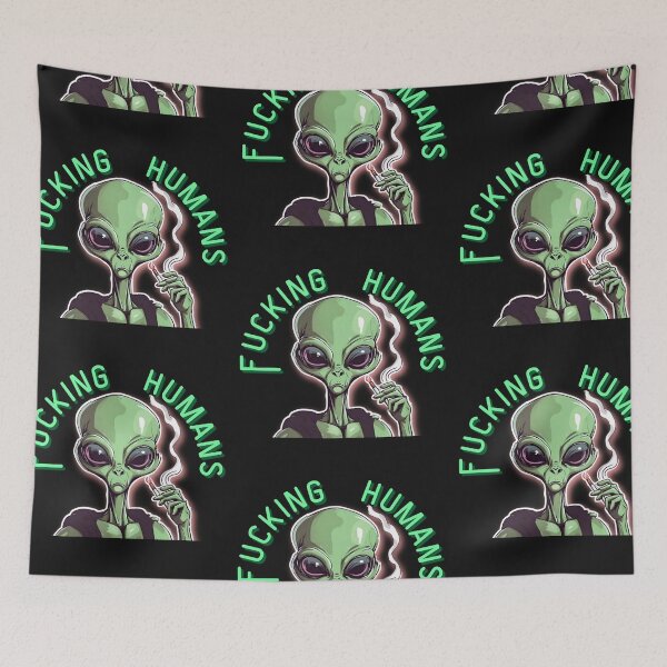 Item preview, Alien - Freaking Humans  designed and sold by Denvervineart.