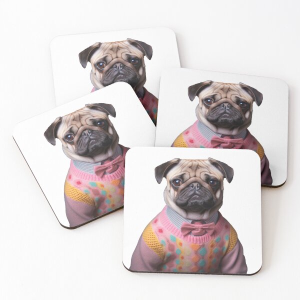 Item preview, Preppy Pug designed and sold by poshprintlab.