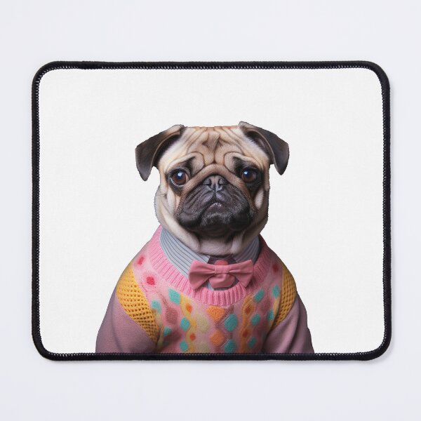 Item preview, Preppy Pug designed and sold by poshprintlab.