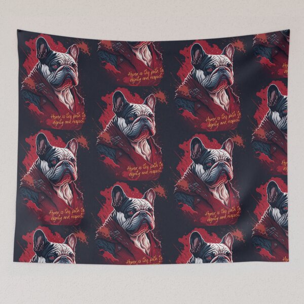 Item preview, dog ninja way, Master Ninja Bulldog Dog designed and sold by Omarupattern51.