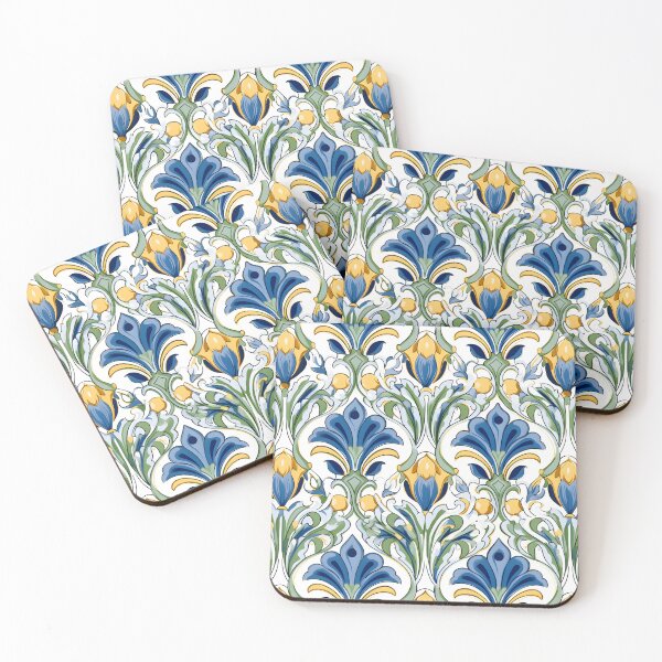 Item preview, Italian Majolica Tile 26 designed and sold by DigitalPatternx.