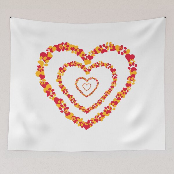 Item preview, Yellow and Red Heart designed and sold by Tinafrogger1017.