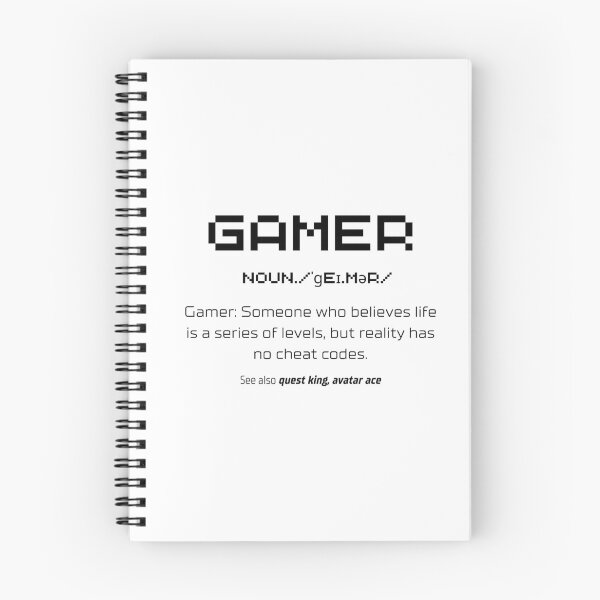 Item preview, Gamer Definition. Life Levels designed and sold by Custom-Print.