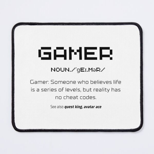 Item preview, Gamer Definition. Life Levels designed and sold by Custom-Print.