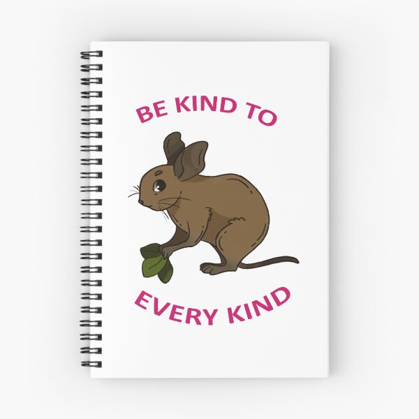 Item preview,  Be kind to every kind Degu Animal Text Design White Background designed and sold by keepsketching.