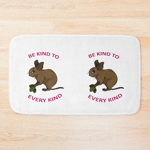 Item preview,  Be kind to every kind Degu Animal Text Design White Background designed and sold by keepsketching.