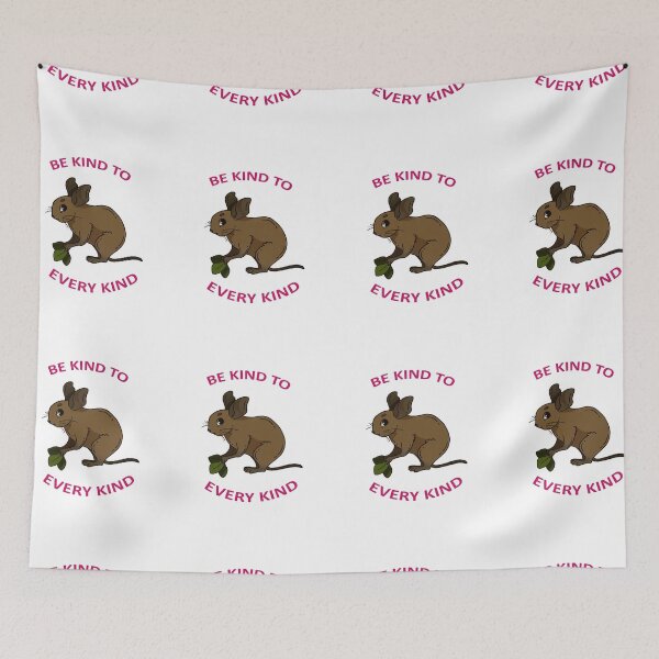 Item preview,  Be kind to every kind Degu Animal Text Design White Background designed and sold by keepsketching.